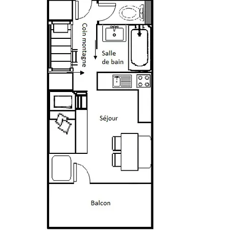 La Frasse - Joli Pour 4 Personnes A Meribel Proche Des Pistes Dans Le Quartier Du Morel Mae-2097 Apartment